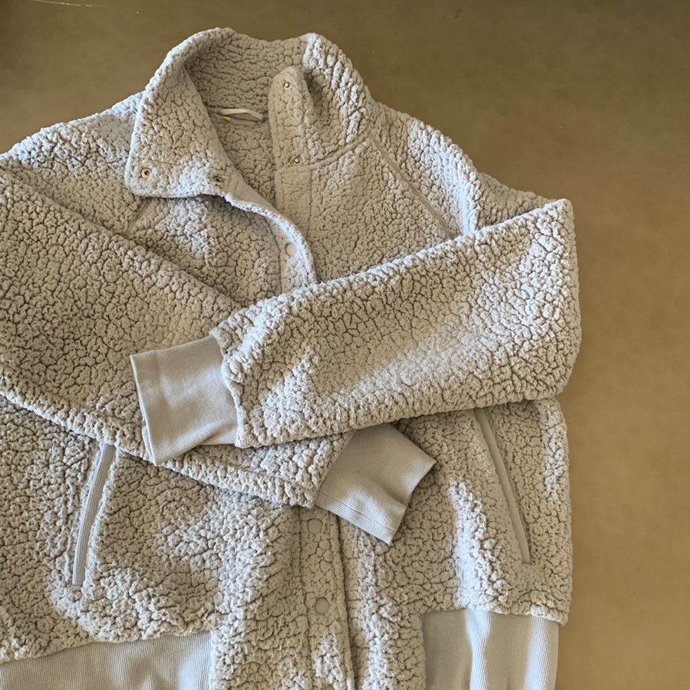 Super cozy fall fluffy jacket